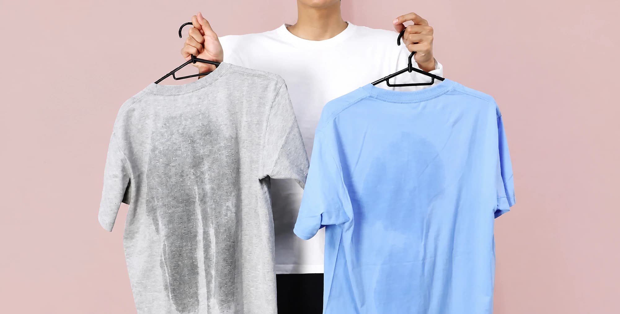 Tシャツの気になる汗染み 商品のカラーごとに違いを検証してみた!