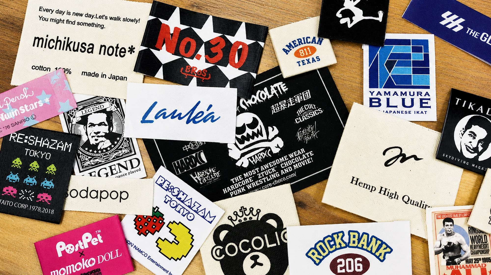 ネームタグでオリジナルに差をつけよう